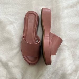 A New Day Pink Carlita Wedge Heels